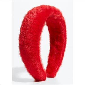 faux fur padded headband